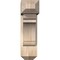 Ekena Millwork Olympic Craftsman Smooth Bracket w/ Offset Brace, Douglas Fir, 7 1/2"W x 22"D x 26"H BKT0806X22X26OLY04SDF - alternate 3